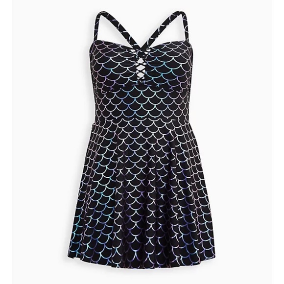 NWT TORRID MERMAID SWIMSUIT - Picture 5 of 8